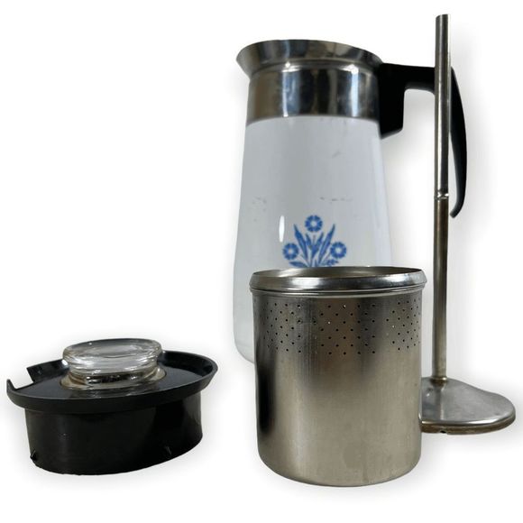 Corningware Kitchen Vintage Corning Ware 9 Cup Coffee Percolator